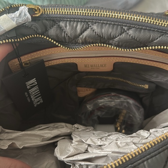 Mz Wallace Crosby dark gray red piping - Picture 7 of 8